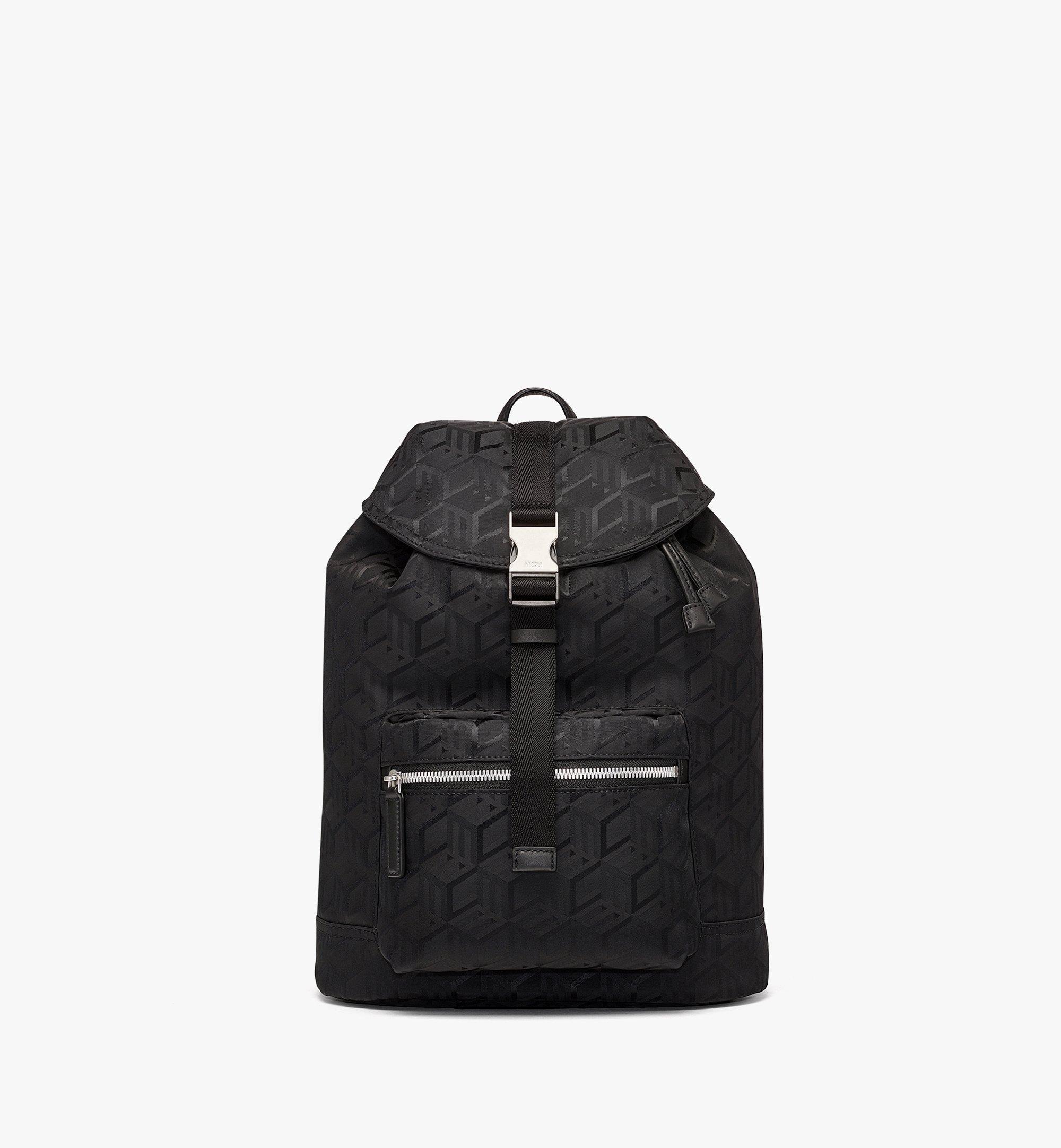 Brandenburg Rucksack aus jacquardgewebtem Nylon mit Cubic-Monogramm 1